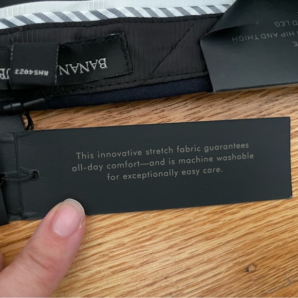 Banana Republic Navy Avery Pant w/ Red/White Racing Stripe, Women’s Size 6, NWT - Picture 14 of 14